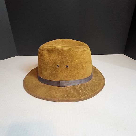 Country Gentleman Men's Genuine Sueded Leather Hat - Picture 2 of 8
